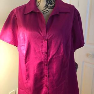 JonesNY Short Sleeve Blouse